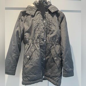 Size 15 grey Abercrombie kids coat